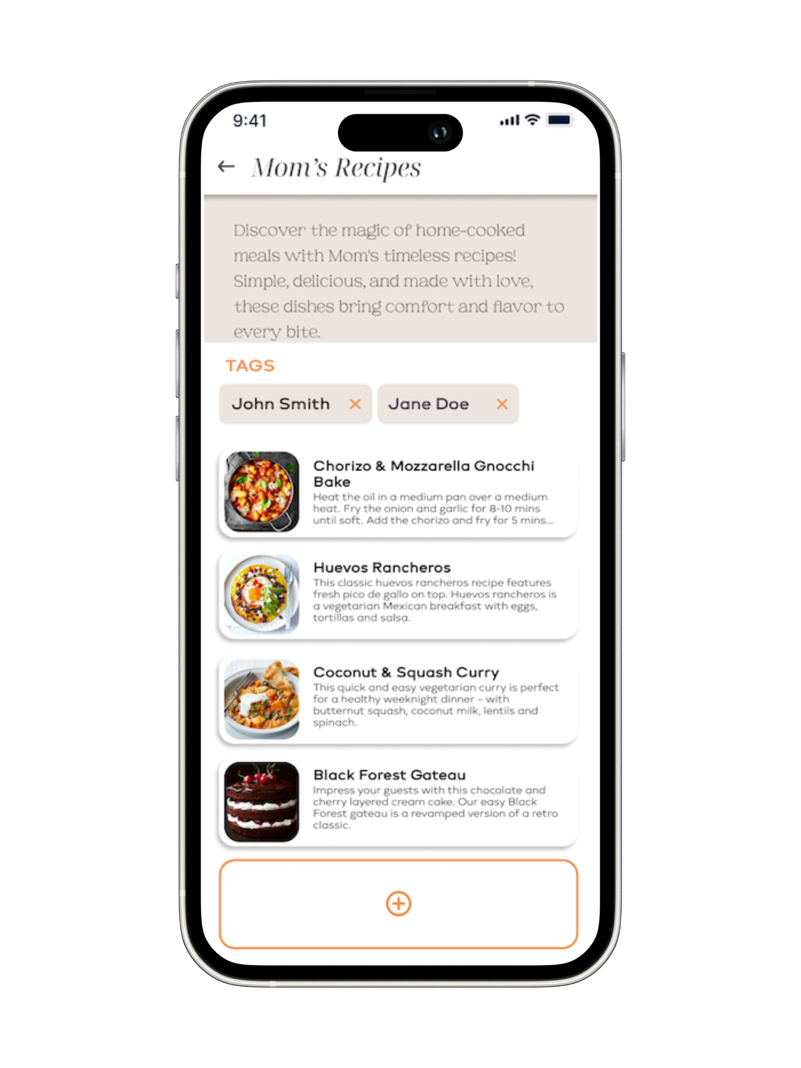 Evermore app on devices